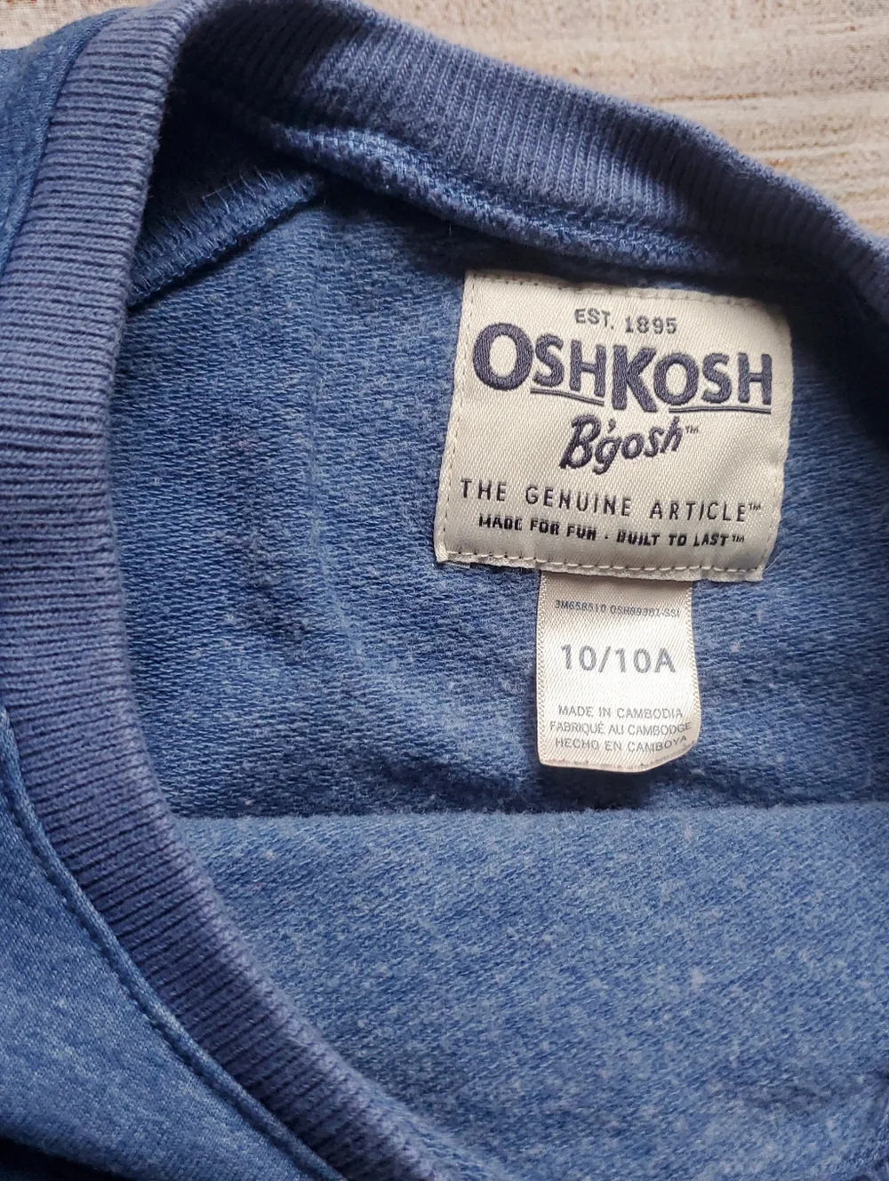5/$20🌟OshKosh Blue Pullover Sweatshirt
